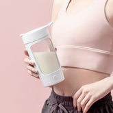 EQURA New Mode Automatic Coffee Mixer Cup 650ml Usb Rechargeable Electric Shaker Bottle for Protein Powder Cup Mixer Blender